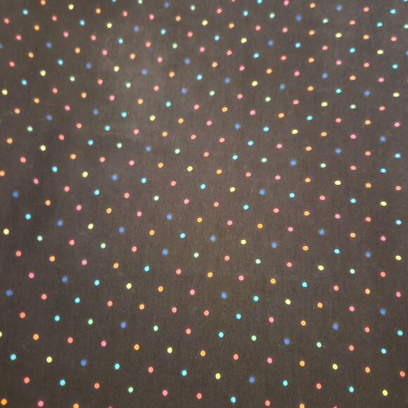 NEW Avenue Super Stretch Pull-On Capri Multicolor Polka Dots Plus Size 26 Black - Picture 2 of 8